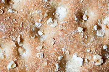 Image showing XXXL Full Frame Top Cracker With Oats, Extreme Closeup Macro