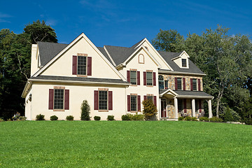 Image showing New Colonial Style House Suburban Philadelphia