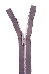 Image showing Metal Zipper Pull Tab, Isolated White Background