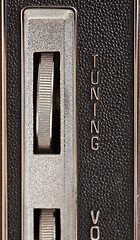 Image showing Tuning Dial for a Vintage Radio