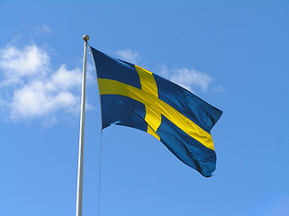 Image showing Swedish national flag