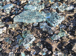 Image showing Broken glass