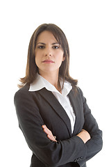 Image showing Confident Business Woman, Arms Crossed, Isolated