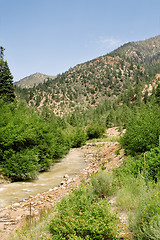 Image showing Stream Sangre De Cristo Mountains New Mexico USA