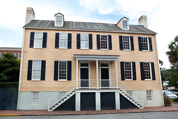 Image showing Georgian Style Duplex House in Savannah Georgia