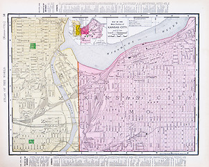 Image showing Street Map Kansas City Missouri Kansas City Kansas