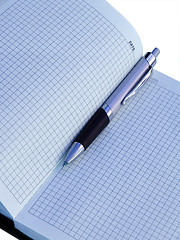 Image showing pen in a diary