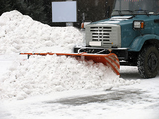 Image showing snow-removal car