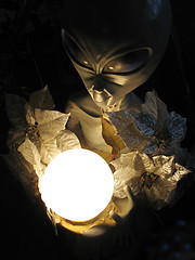 Image showing statue of alien