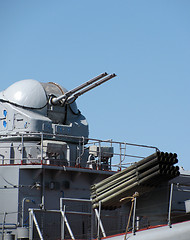 Image showing warship weapon