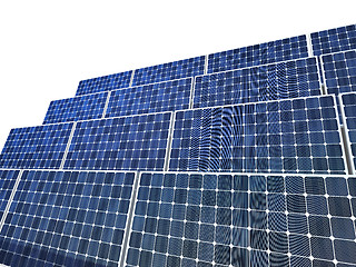 Image showing solar panel isolated