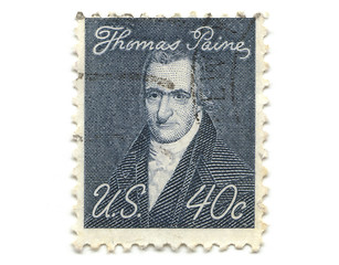 Image showing old postage stamp from USA 40 cent 