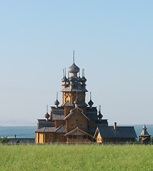 Image showing wooden monastery 