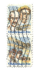 Image showing Old postage stamps from USA - Wright