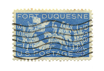 Image showing Old postage stamp from USA 4 cent 