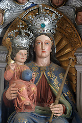 Image showing Blessed Virgin Mary with baby Jesus