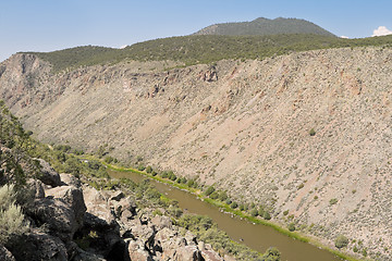 Image showing Rio Grande River Gorge New Mexico, United States