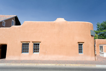 Image showing Adobe Home in Santa Fe, New Mexico