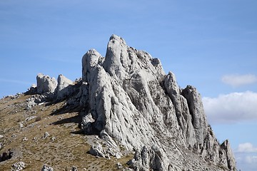 Image showing Cliff on mountain Velebit - Croatia