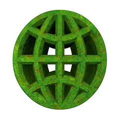 Image showing Ecological globe icon 