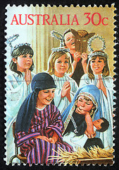 Image showing Christmas stamp 