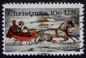 Image showing Christmas stamp