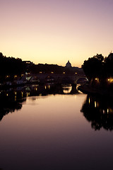 Image showing river Tiber rome landscape