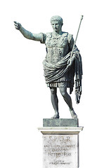 Image showing augustus emperor statue