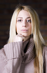 Image showing young woman model