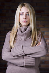 Image showing young woman model