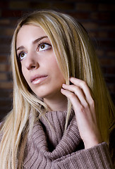 Image showing young woman model