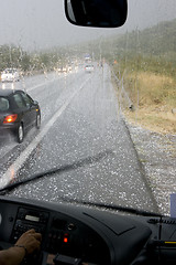 Image showing hail storm