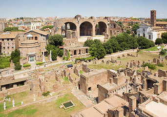 Image showing roman forum ruins