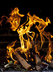 Image showing fire flames