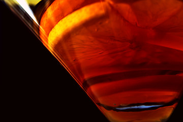 Image showing Martini glass close-up