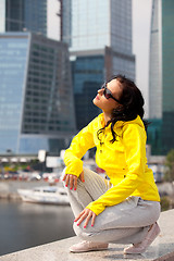 Image showing girl in a tracksuit