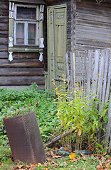 Image showing Detail of Abandoned Vilage House