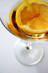 Image showing Martini glass close-up