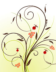 Image showing Flower background