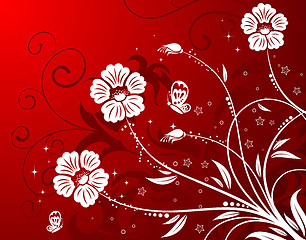 Image showing Flower background