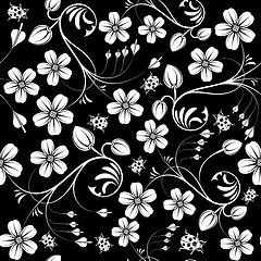 Image showing Flower seamless pattern