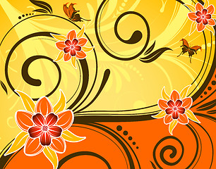 Image showing Flower background