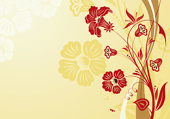 Image showing Floral background