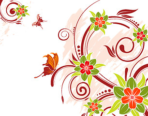 Image showing Flower background