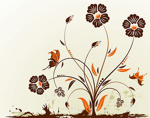 Image showing Flower background