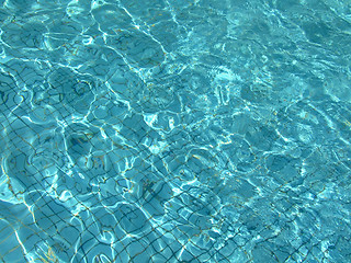 Image showing Azure blue water