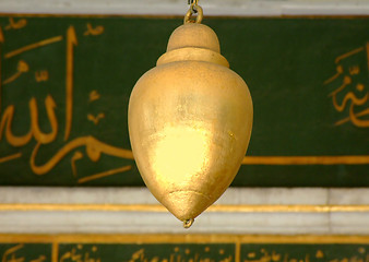 Image showing Golden pendent