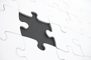 Image showing abstract jigsaw puzzle background