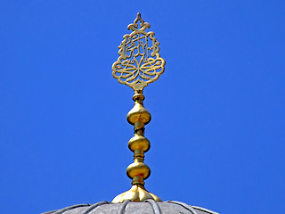 Image showing Mosque top