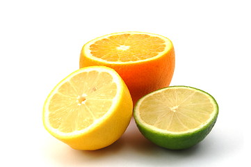 Image showing lemon orange and citron fruit